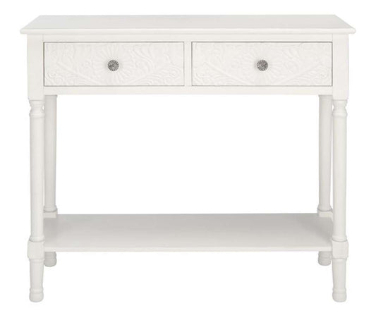 Safavieh - Josie 2 Drawer Console Table - Distressed White  - CNS5708A veiw 1