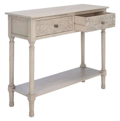 Safavieh - Josie 2 Drawer Console Table - Greige - CNS5708B veiw 4