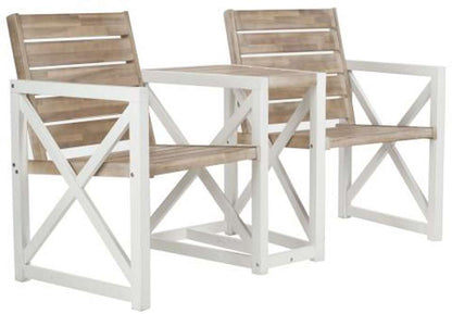 Safavieh - Jouana 2 Seat Bench - White - Oak - FOX6707B veiw 3