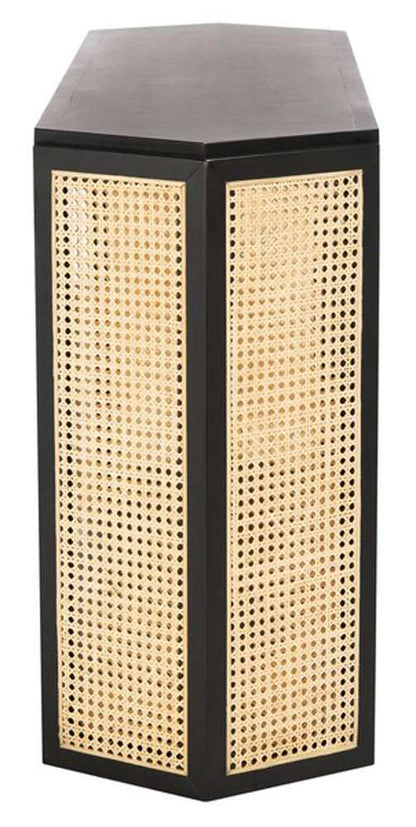 Safavieh - Couture - Jovie Rattan Console Table - Black - Natural - SFV4107A veiw 3