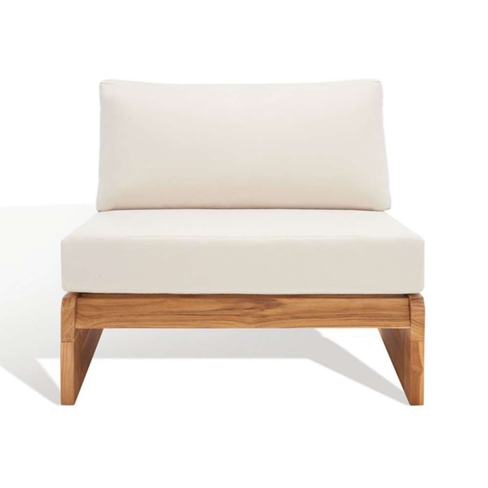 Safavieh - Couture - Julianne Teak Patio Chair - Natural - Beige - CPT1031A veiw 2