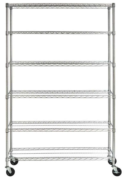 Safavieh - Juliet6 Tier Heavy Duty Shelve - Chrome - HAC2005A veiw 2
