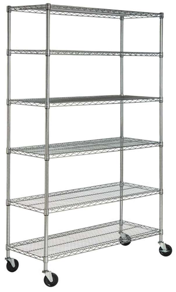 Safavieh - Juliet6 Tier Heavy Duty Shelve - Chrome - HAC2005A veiw 3