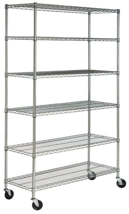 Safavieh - Juliet6 Tier Heavy Duty Shelve - Chrome - HAC2005A veiw 3