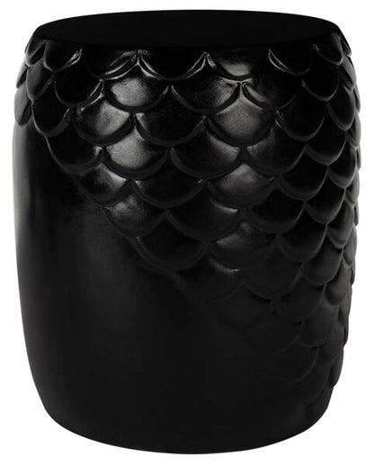 Safavieh - Julyvia Concrete Accent Stool - Black - VNN1037C veiw 3