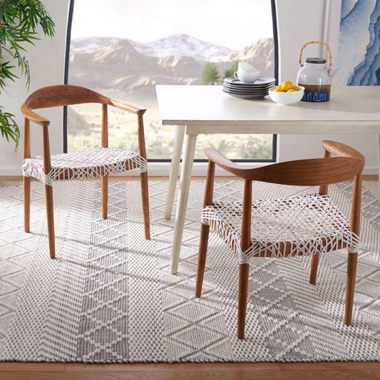 Safavieh - Juneau Accent Chair - Natural - White - ACH1003A veiw 2