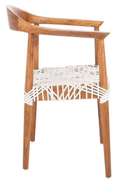 Safavieh - Juneau Accent Chair - Natural - White - ACH1003A veiw 4