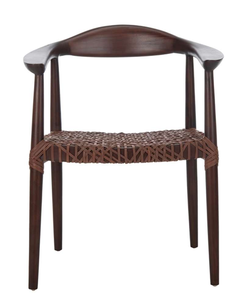 Safavieh - Juneau Accent Chair - Walnut - Brown - ACH1003C veiw 1