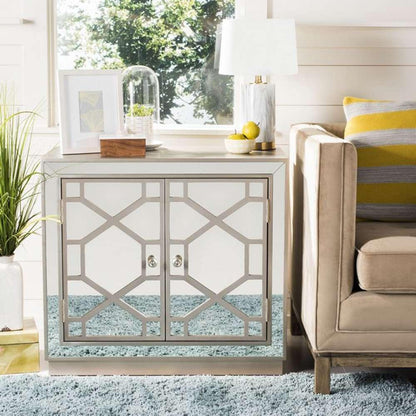 Safavieh - Juniper 2 Door Chest - Champagne - Mirror - CHS6405A veiw 2