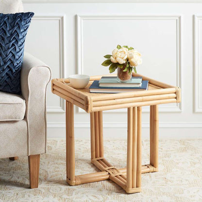 Safavieh - Juri Square Accent Table - Natural - ACC6501A veiw 2