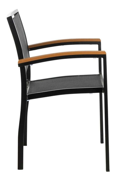 Safavieh - Kaelan Chair - Black - Brown  (Set of 2) - PAT4030A-SET2 veiw 4
