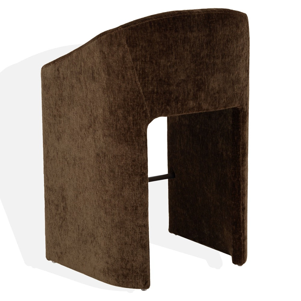 Safavieh - Kagan Chenille Barstool / Brown - SFV4858E view 4