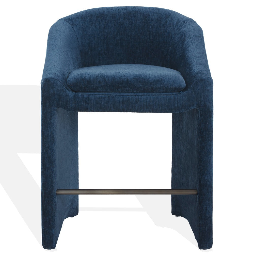 Safavieh - Kagan Chenille Counter Stool / Navy - SFV4857G view 1
