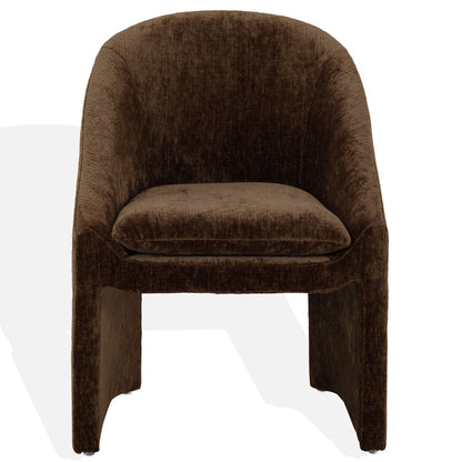 Safavieh - Kagan Chenille Dining Chair / Brown - SFV4856E view 1