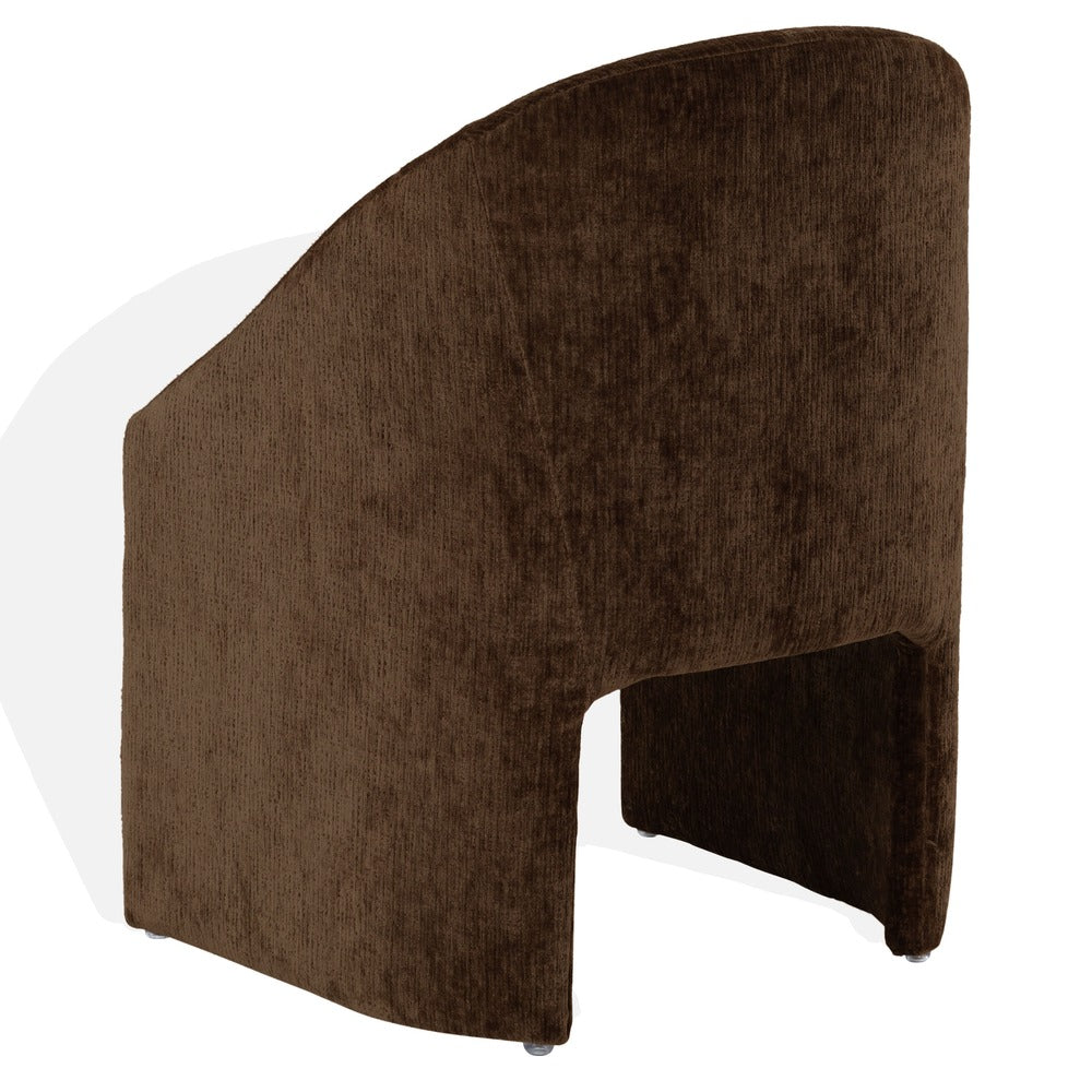 Safavieh - Kagan Chenille Dining Chair / Brown - SFV4856E view 3