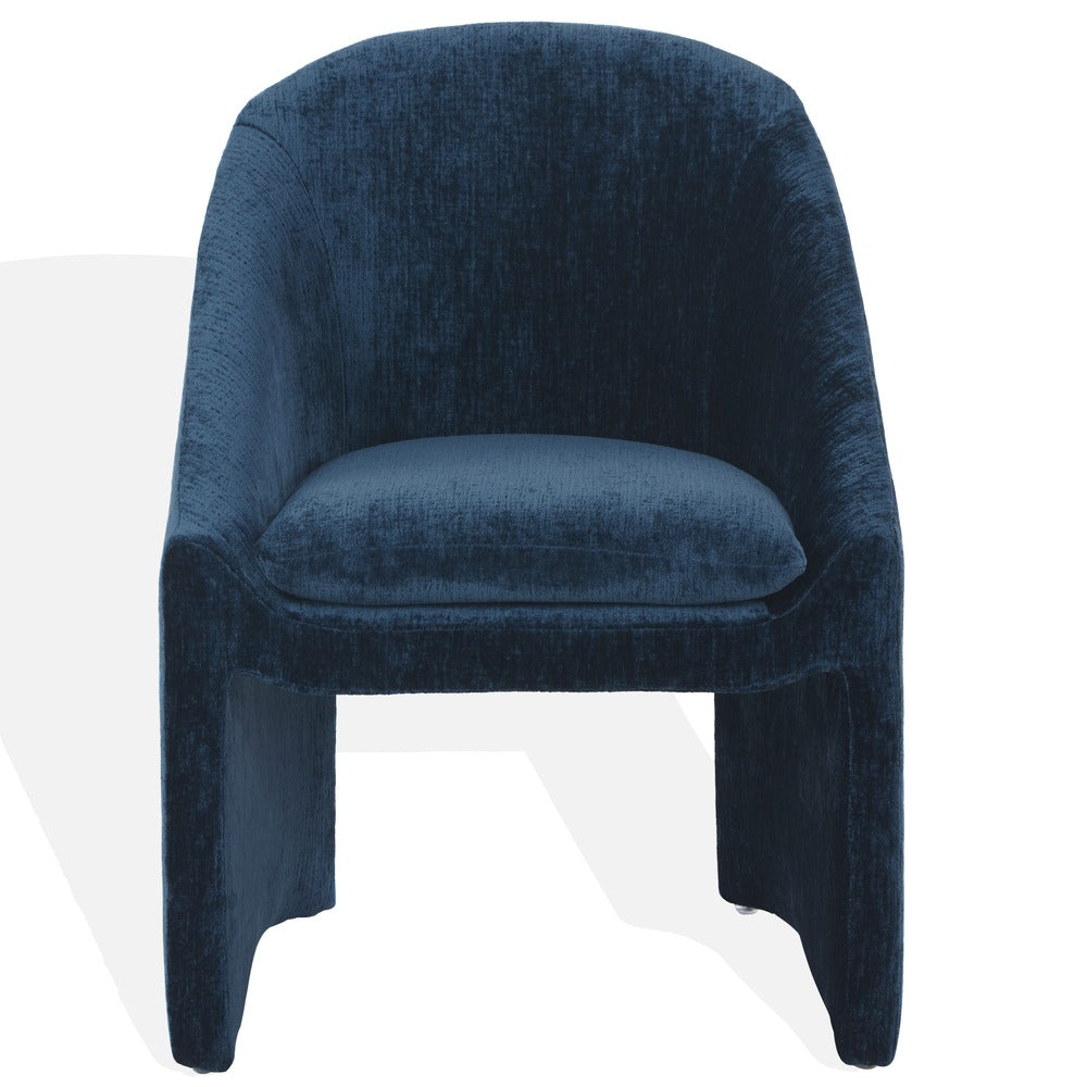 Safavieh - Kagan Chenille Dining Chair / Navy - SFV4856G view 1