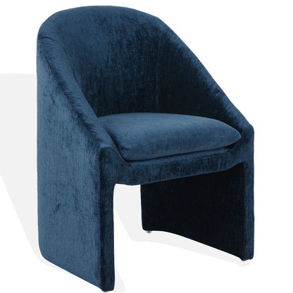 Safavieh - Kagan Chenille Dining Chair / Navy - SFV4856G view 3