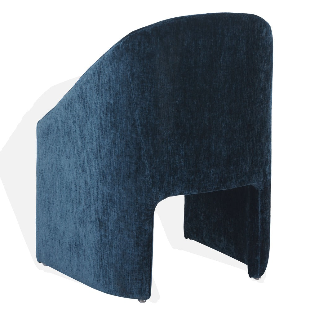 Safavieh - Kagan Chenille Dining Chair / Navy - SFV4856G view 4
