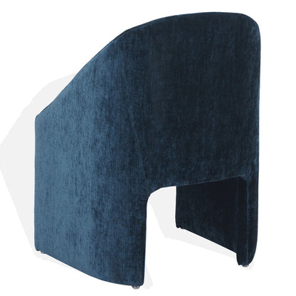 Safavieh - Kagan Chenille Dining Chair / Navy - SFV4856G view 4