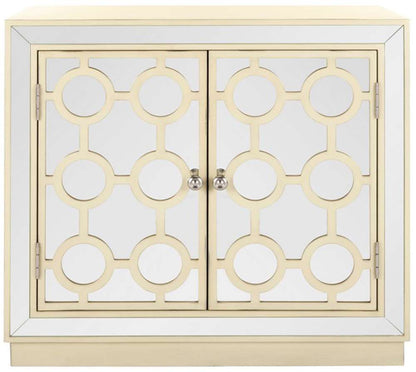 Safavieh - Kaia 2 Door Chest - Antique Beige - Mirror - CHS6404B veiw 1