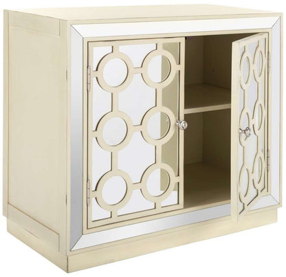 Safavieh - Kaia 2 Door Chest - Antique Beige - Mirror - CHS6404B veiw 3