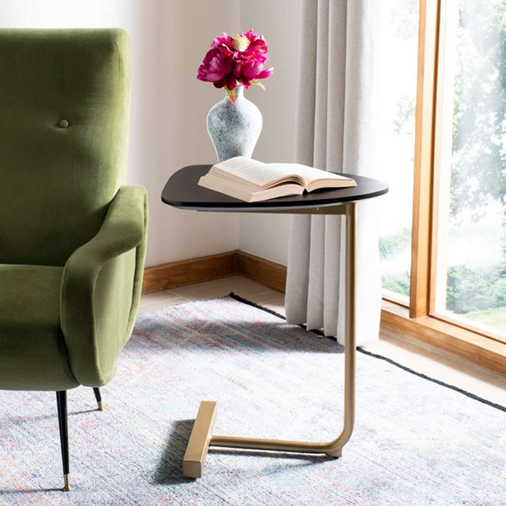 Safavieh - Kaiya C-Table - Black - Gold - ACC3703A veiw 2