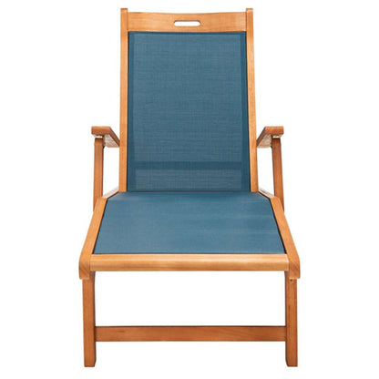 Safavieh - Kamson Sunlounger - Natural - Navy - PAT7071B veiw 1