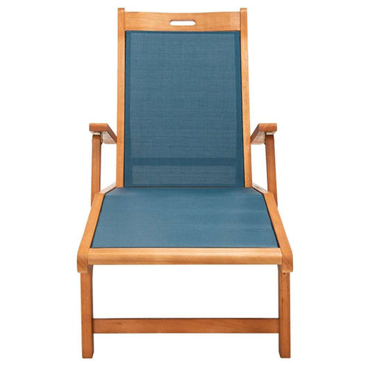 Safavieh - Kamson Sunlounger - Natural - Navy - PAT7071B veiw 1