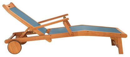 Safavieh - Kamson Sunlounger - Natural - Navy - PAT7071B veiw 4