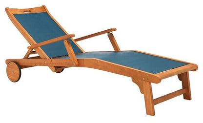 Safavieh - Kamson Sunlounger - Natural - Navy - PAT7071B veiw 5