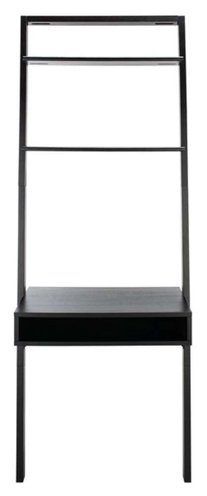 Safavieh - Kamy 2 Shelf Leaning Desk - Black - DSK9401D veiw 1