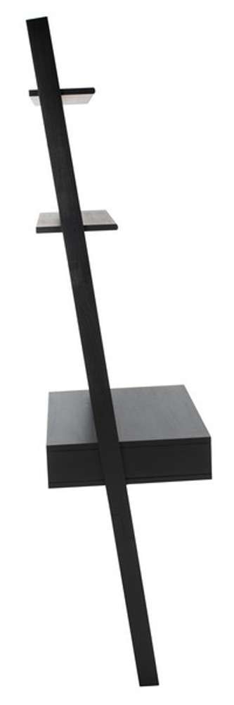 Safavieh - Kamy 2 Shelf Leaning Desk - Black - DSK9401D veiw 4
