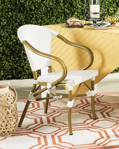 Safavieh - Karine Arm Chair - Beige  (Set of 2) - PAT4003B-SET2 veiw 1