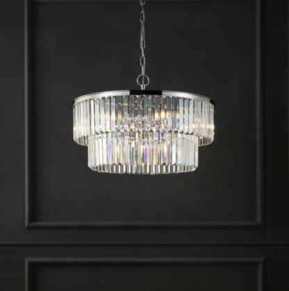 Safavieh - Couture - Karissa 2 Tier Chandelier - Chrome - CTL1005A veiw 2