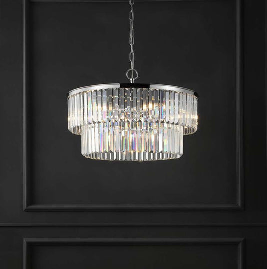 Safavieh - Couture - Karissa 2 Tier Chandelier - Chrome - CTL1005A veiw 2