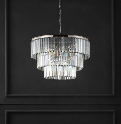 Safavieh - Couture - Karissa 3 Tier Chandelier - Nickle - CTL1006B veiw 1