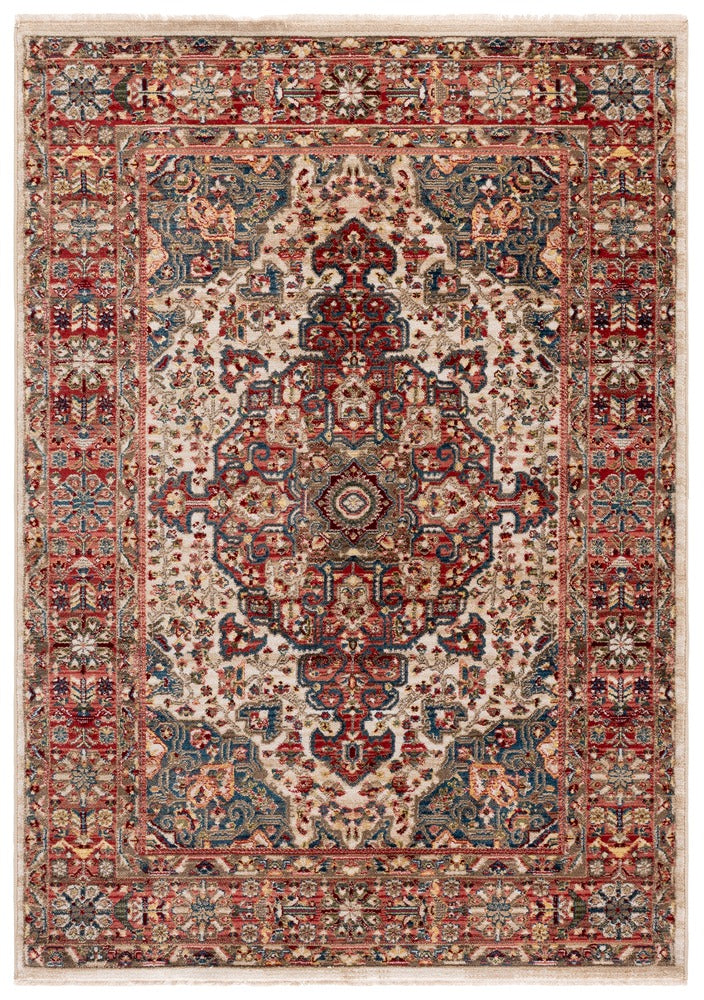 Safavieh - Kashan 305B Ivory Blue - 11" X 15" - KSN305B-1115 view 1