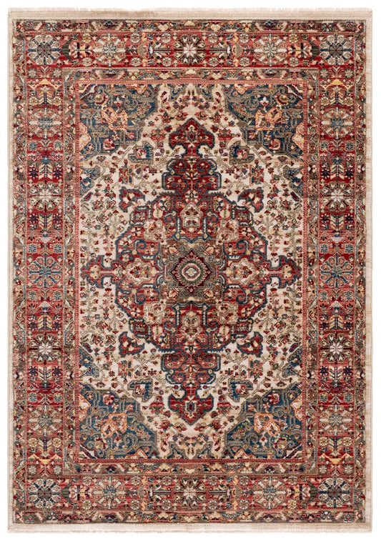 Safavieh - Kashan 305B Ivory Blue - 11" X 15" - KSN305B-1115 view 1