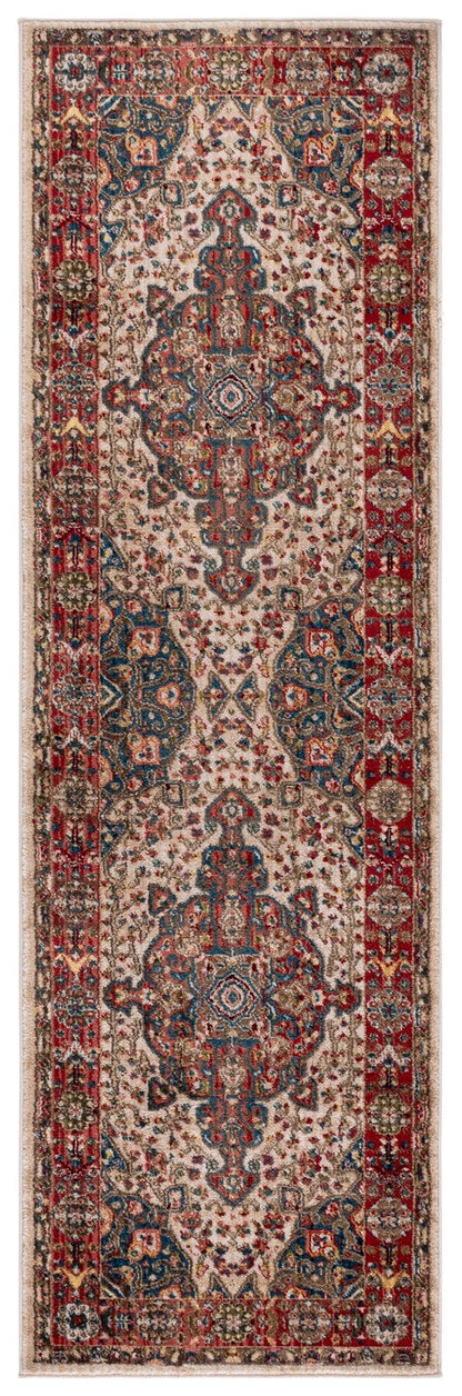 Safavieh - Kashan 305B Ivory Blue - 2.6" X 12" - KSN305B-212 view 1
