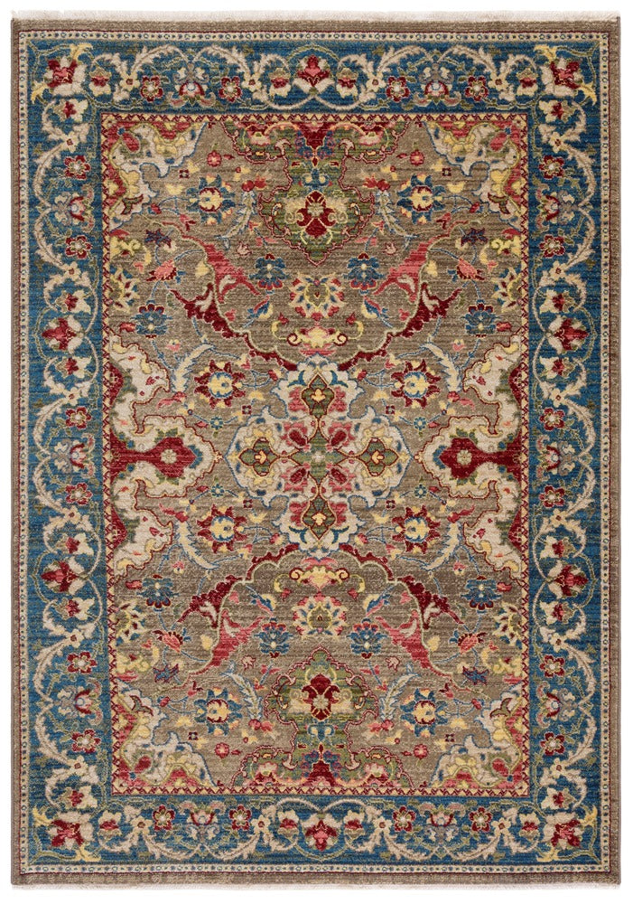 Safavieh - Kashan 307E Taupe Blue - 11" X 15" - KSN307E-1115 view 1