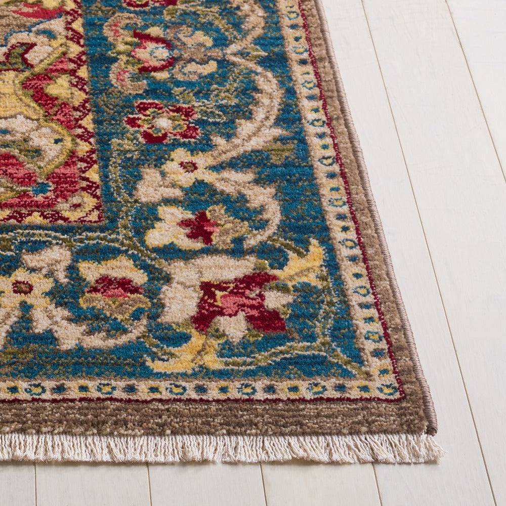 Safavieh - Kashan 307E Taupe Blue - 11" X 15" - KSN307E-1115 view 3