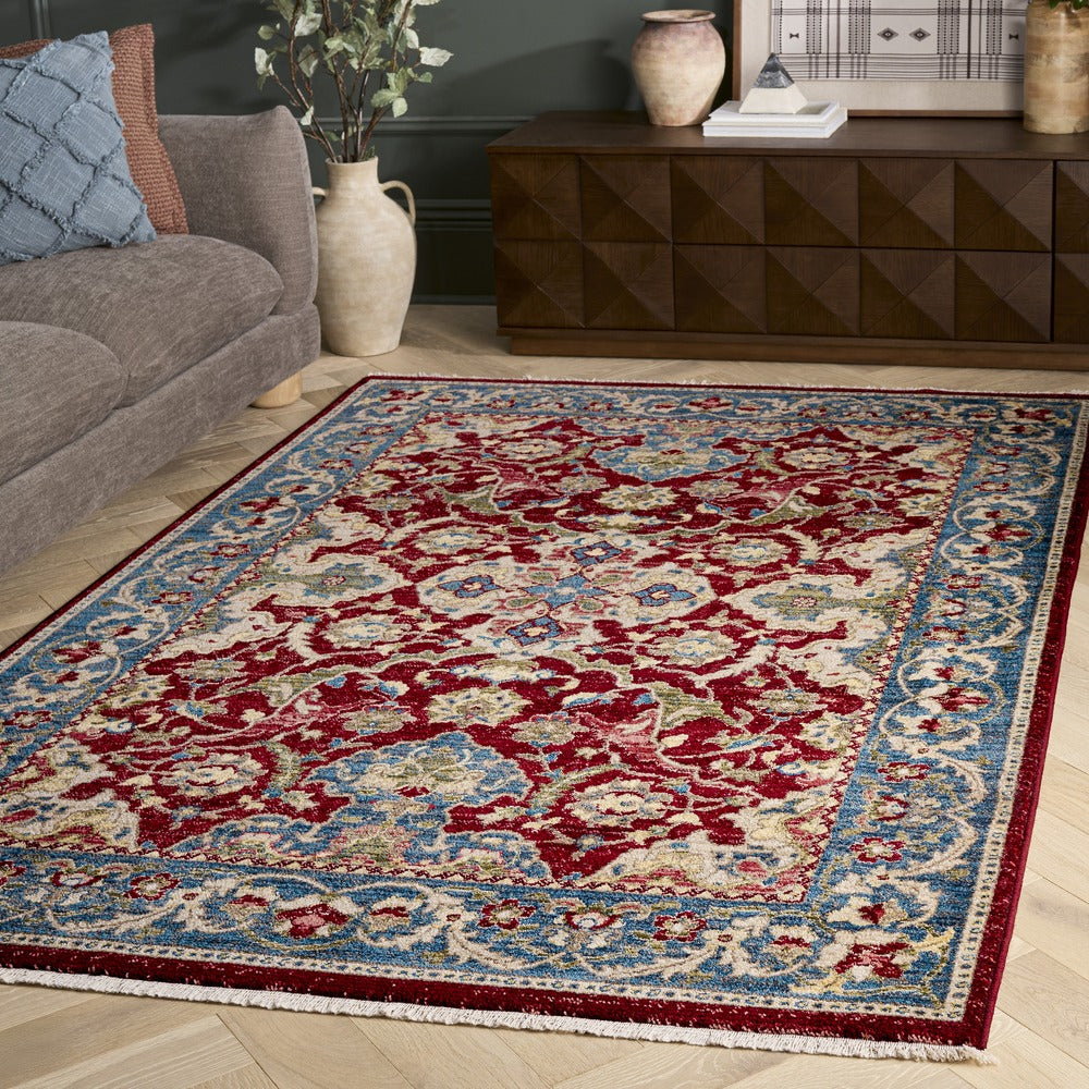 Safavieh - Kashan 307Q Red Blue - 6" X 8" - KSN307Q-68 view 2