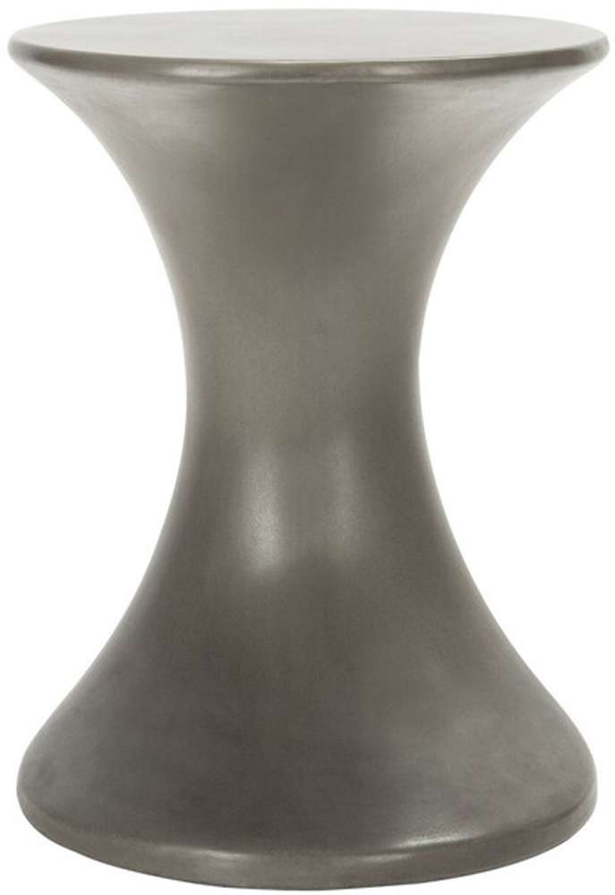 Safavieh - Kavita Concrete Accent Stool - Dark Grey - VNN1035A veiw 1