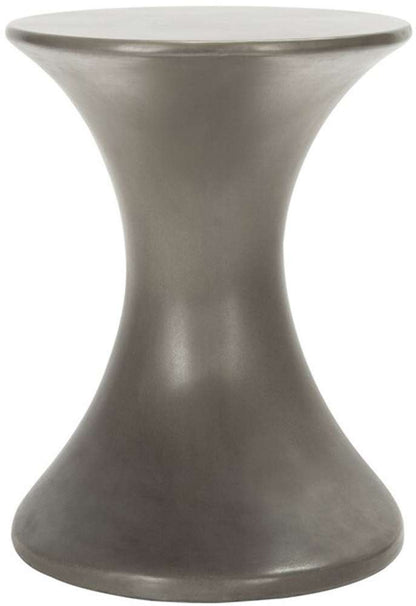 Safavieh - Kavita Concrete Accent Stool - Dark Grey - VNN1035A veiw 1
