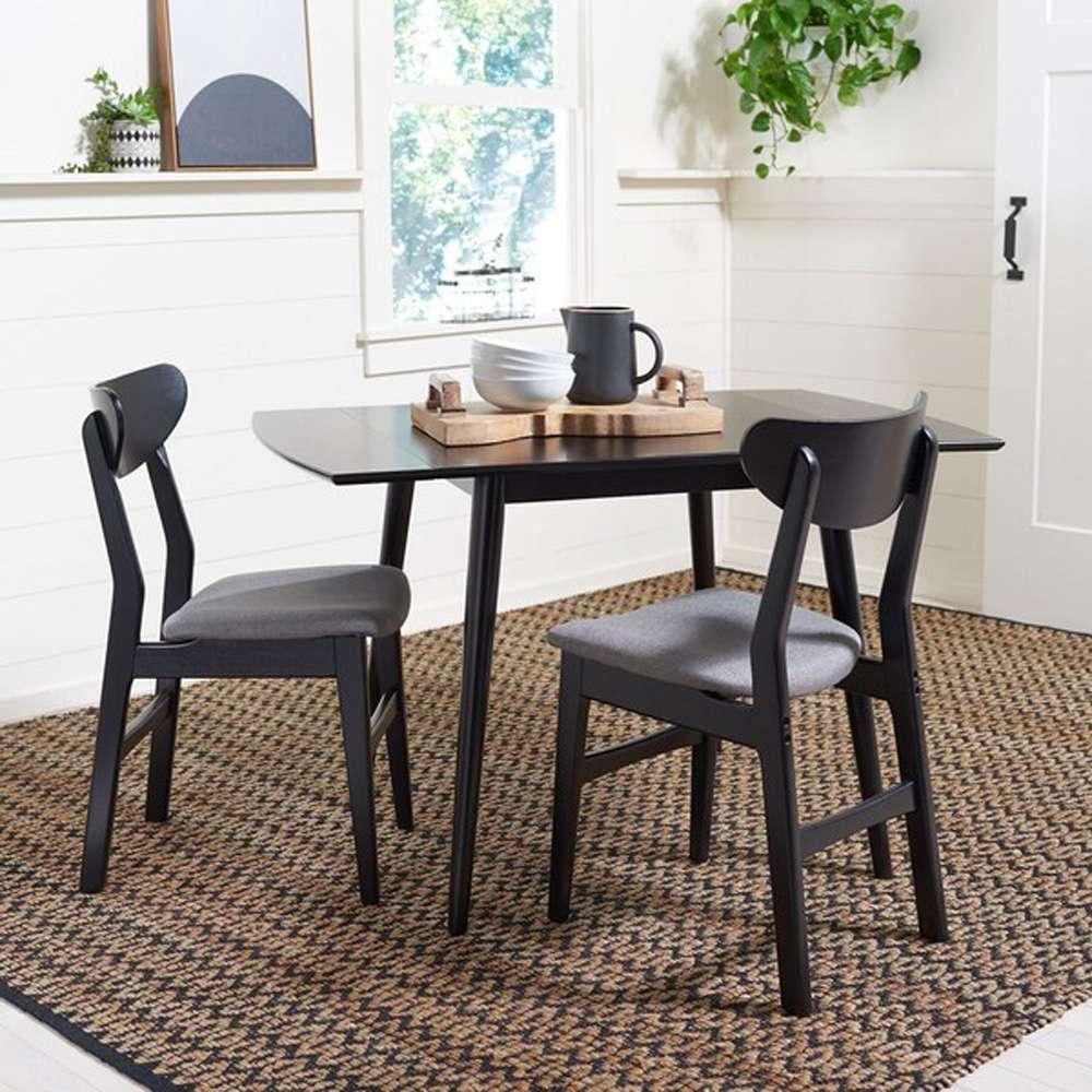 Safavieh - Kaylee Extension Dining Table - Matte Black  - DTB1403A veiw 3