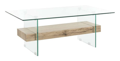 Safavieh - Kayley Coffee Table - Natural - Glass - COF7004A veiw 3