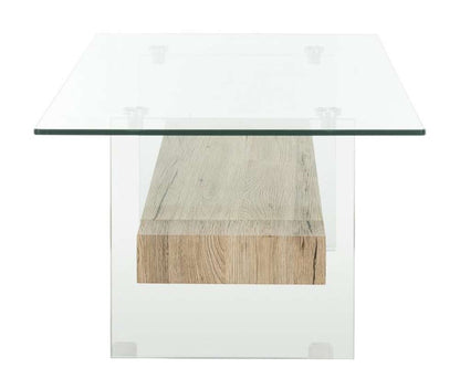 Safavieh - Kayley Coffee Table - Natural - Glass - COF7004A veiw 4