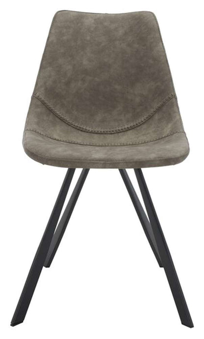 Safavieh - Kayne Dining Chair - Grey - Black  (Set of 2) - DCH3010A-SET2 veiw 1
