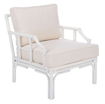 Safavieh - Kazumi Accent Chair W/ Cushion - White - White - ACH6508A veiw 3