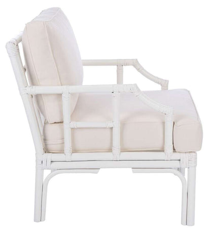 Safavieh - Kazumi Accent Chair W/ Cushion - White - White - ACH6508A veiw 4